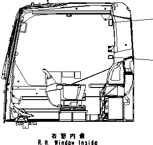 Схема запчастей Komatsu PC130-8 - ПРЕДУПРЕЖДАЮЩ. МАРКИРОВКАS, ОКНА БЛОКИР. (№8-) ПРЕДУПРЕЖДАЮЩ. МАРКИРОВКАS, ОКНА БЛОКИР., АНГЛ.