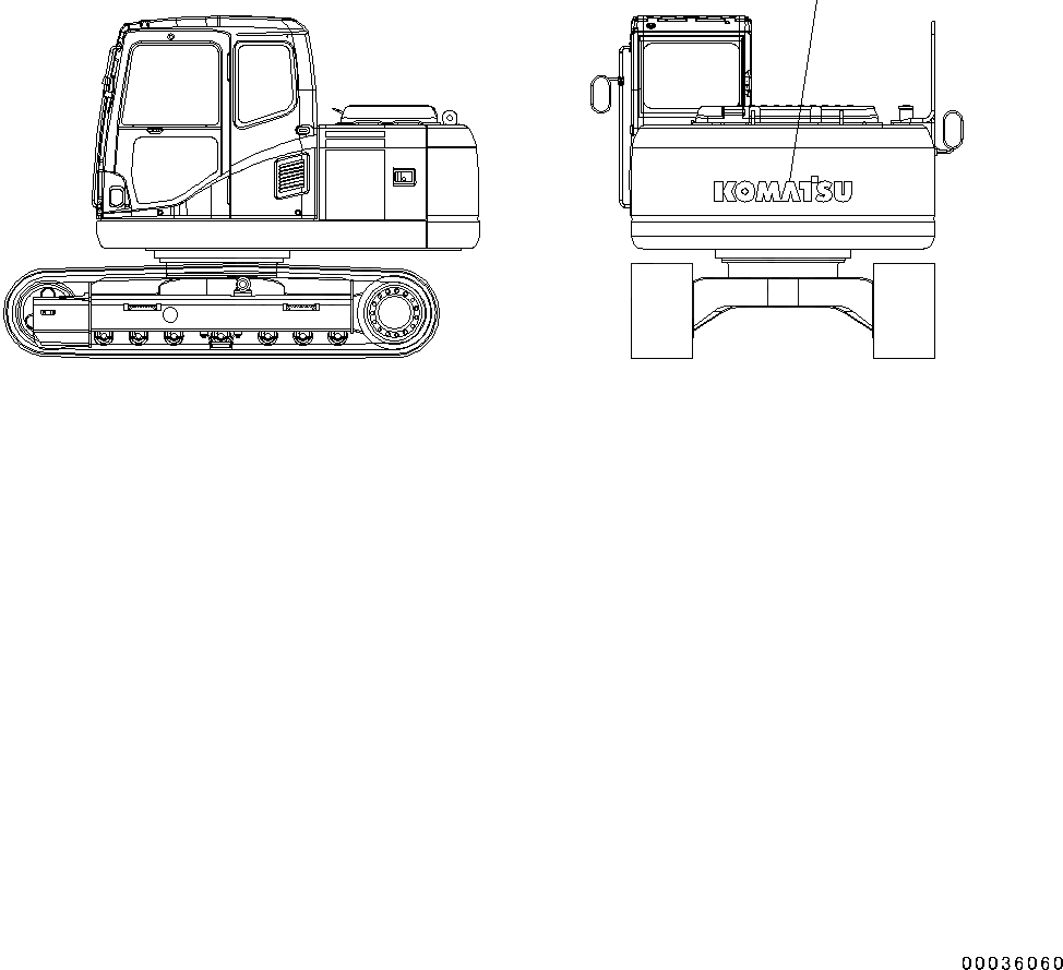 Схема запчастей Komatsu PC130-8 - ЛОГОТИП KOMATSU(№8-) KOMATSU ЛОГОТИП, ПРОТИВОВЕС