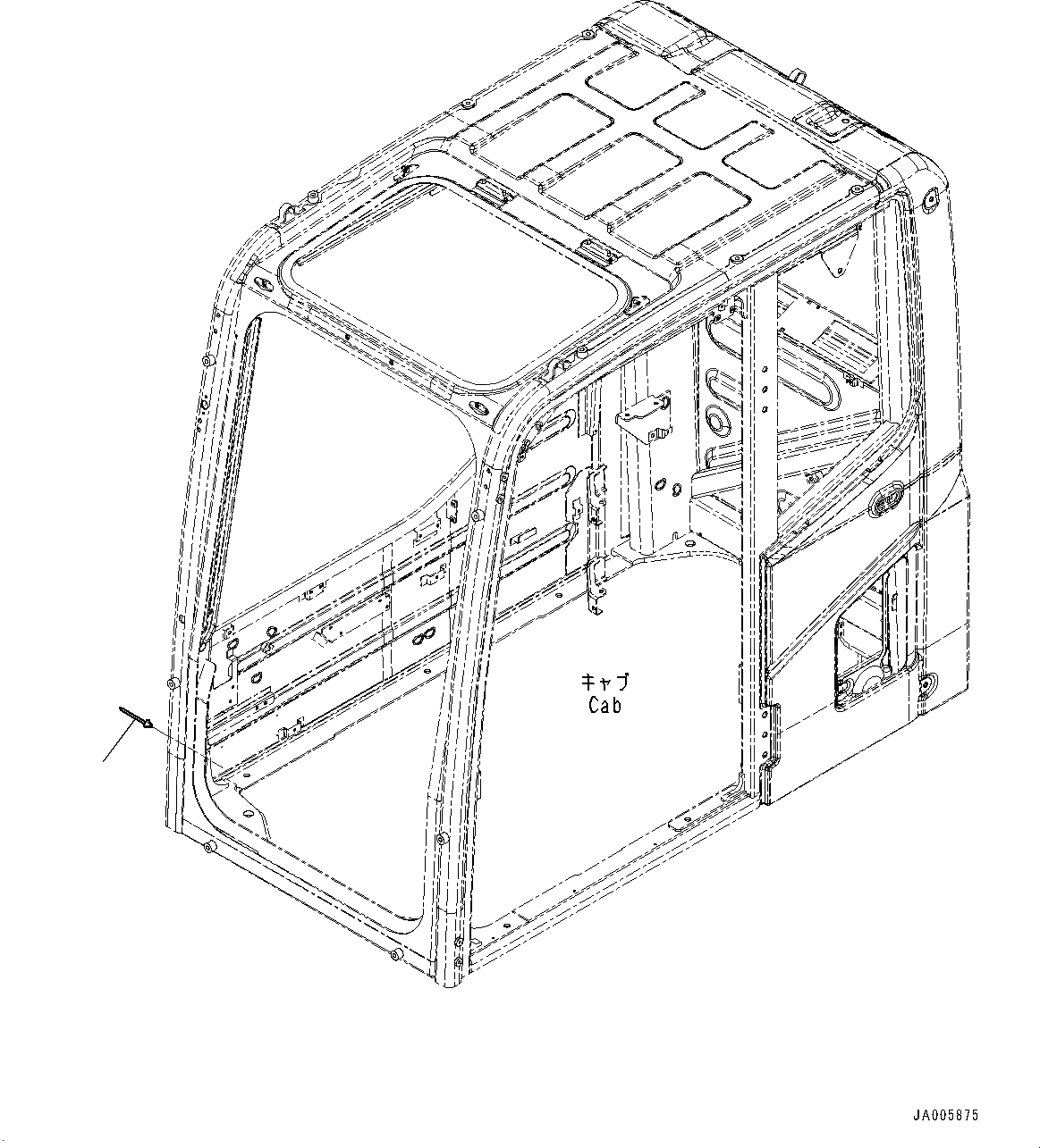 Схема запчастей Komatsu PC130-8 - RIVET (№8-) RIVET