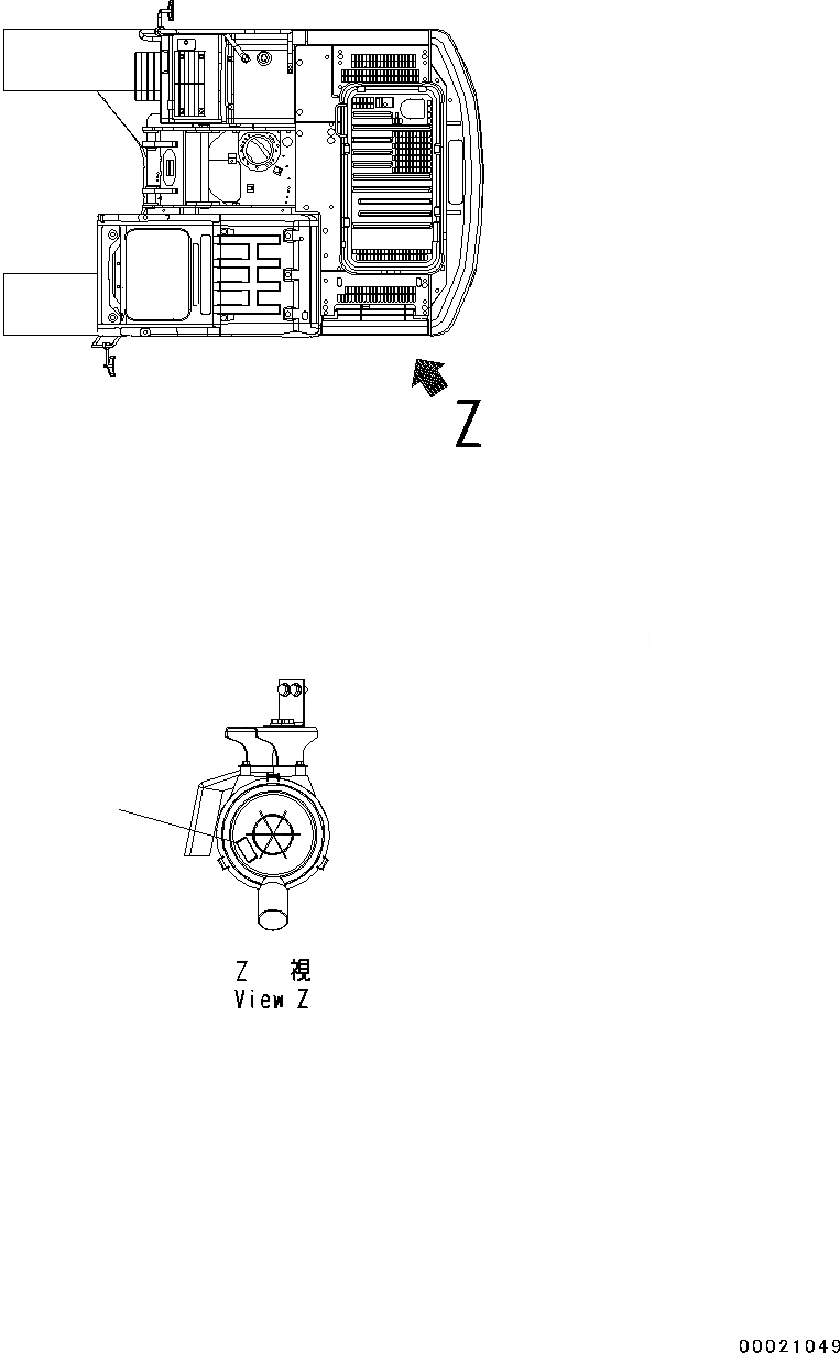 Схема запчастей Komatsu PC130-8 - SERVICE INSTRUCTION (№8-) SERVICE INSTRUCTION, ВОЗДУХООЧИСТИТЕЛЬ, ДВОЙНОЙ ЭЛЕМЕНТ ТИП