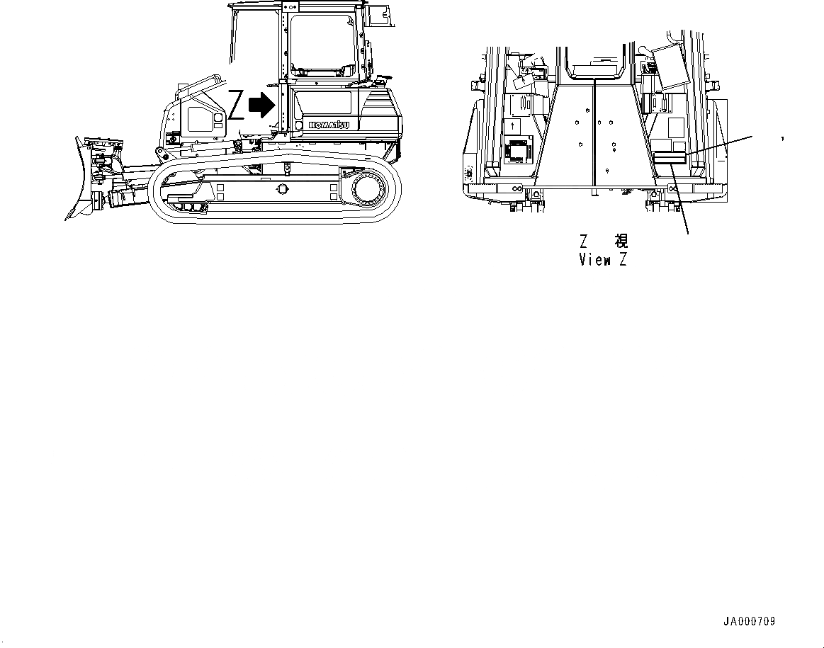 Схема запчастей Komatsu D39EX-22 - ROPS/FOPS ПЛАСТИНА (№-) ROPS/FOPS ПЛАСТИНА, ГЕРМАН.