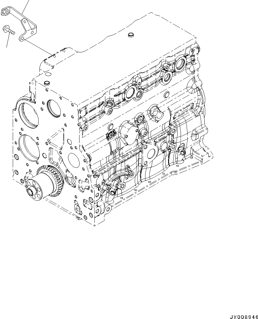 Схема запчастей Komatsu SAA4D107E-1AA - ТЕРМОЗАЩИТА (№-) ТЕРМОЗАЩИТА, КОРПУС