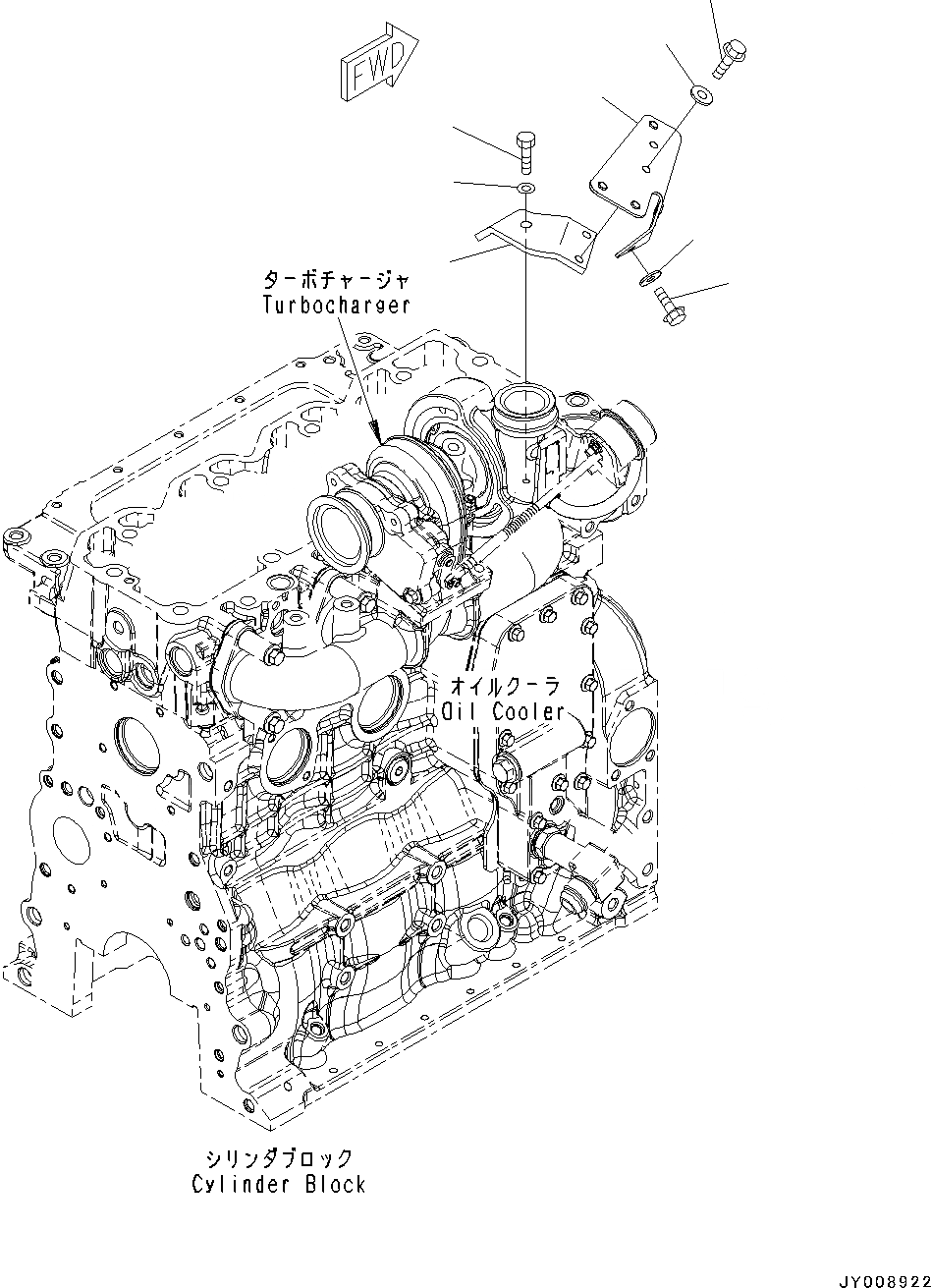 Схема запчастей Komatsu SAA4D107E-1AA - ТЕРМОЗАЩИТА (№-) ТЕРМОЗАЩИТА