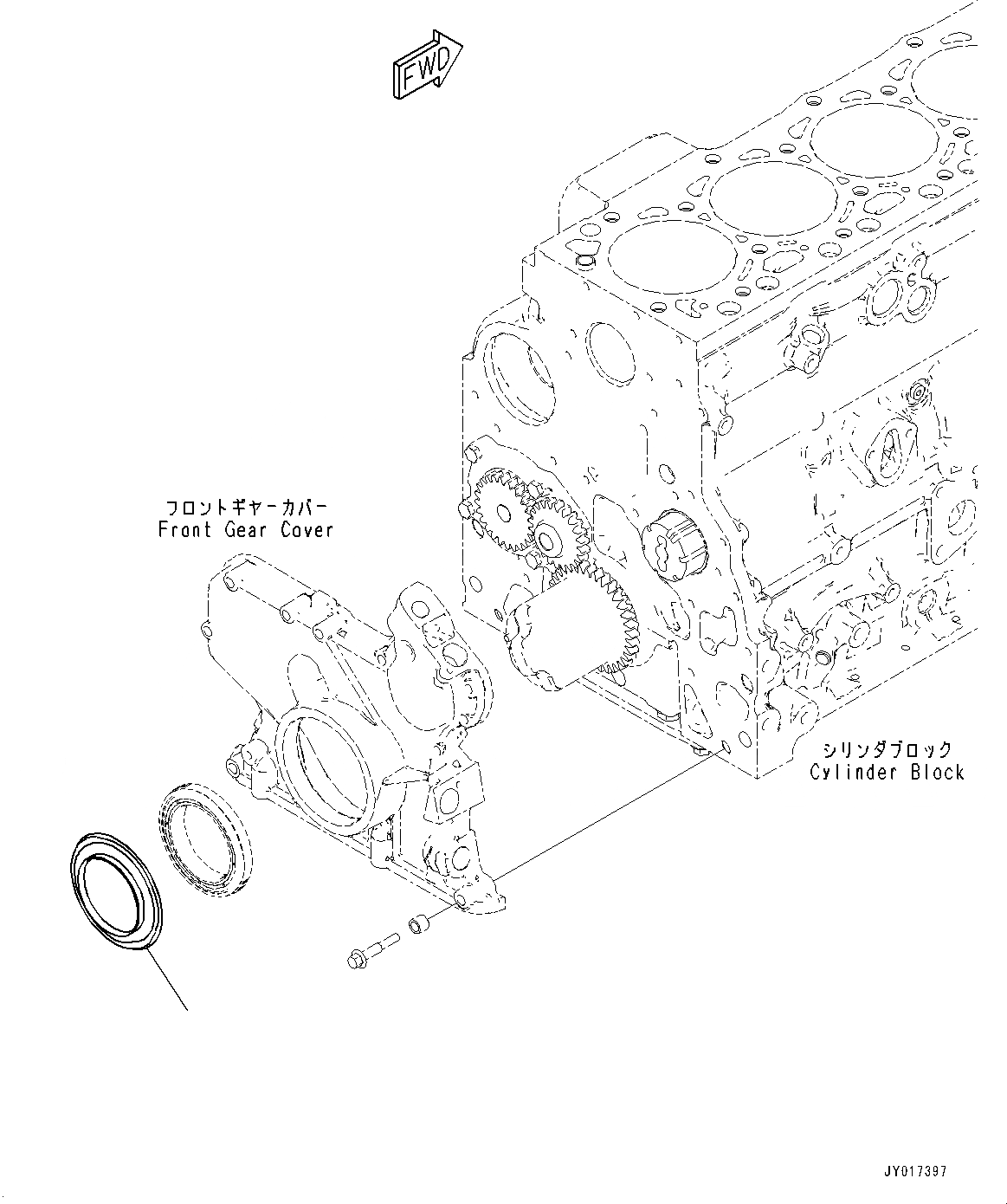 Схема запчастей Komatsu SAA4D107E-1AA - DUST УПЛОТНЕНИЕ (№799-) DUST УПЛОТНЕНИЕ