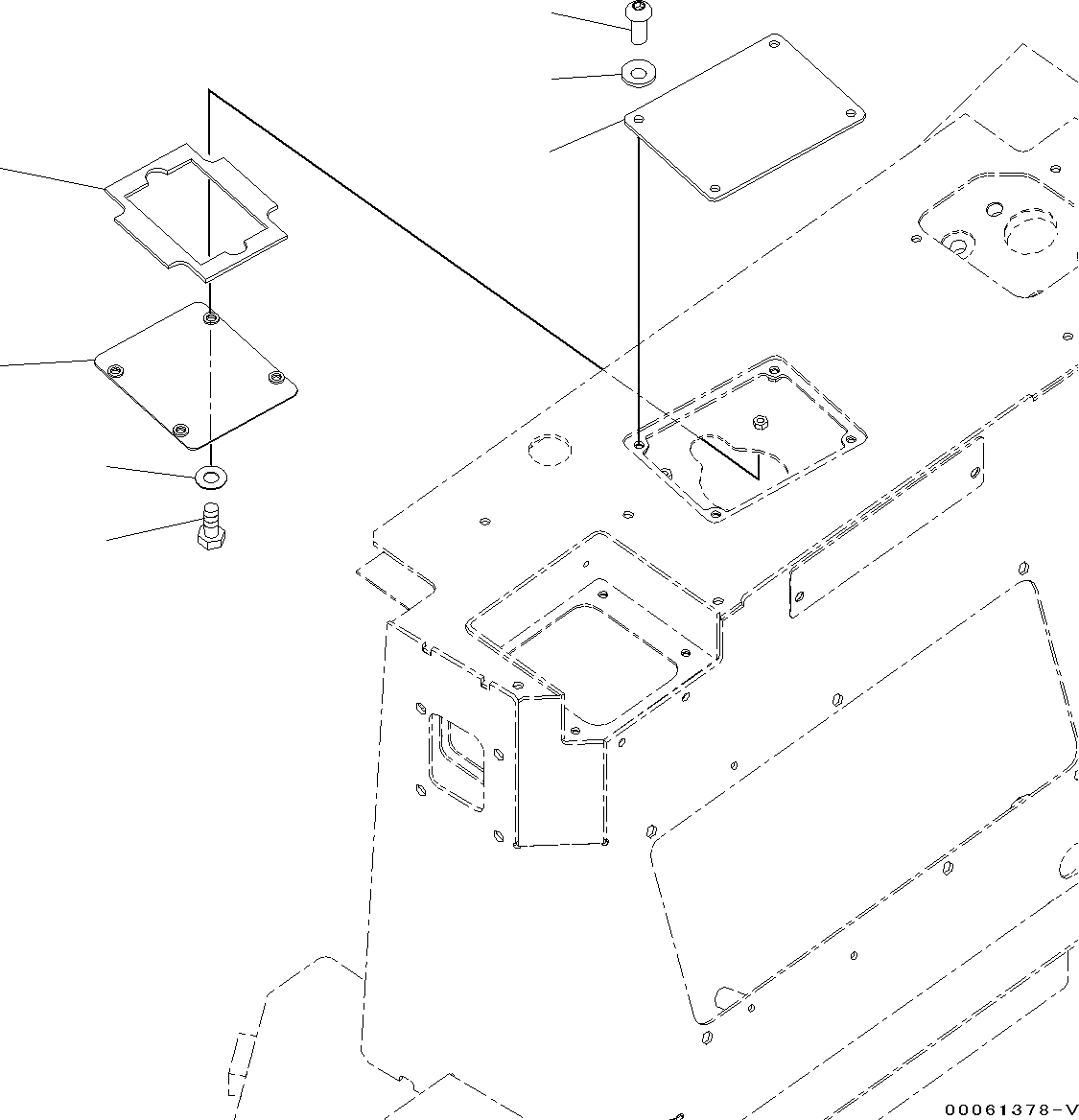 Схема запчастей Komatsu D39PX-22 - СИСТЕМА ROPS, КОНСОЛЬ COVER, ПРАВ. (№-) СИСТЕМА ROPS, С KOMTRAX, GPRS