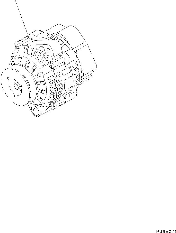 Схема запчастей Komatsu SAA4D95LE-5 - ГЕНЕРАТОР, AMP. F ДВИГАТЕЛЬ ЭЛЕКТРИКА