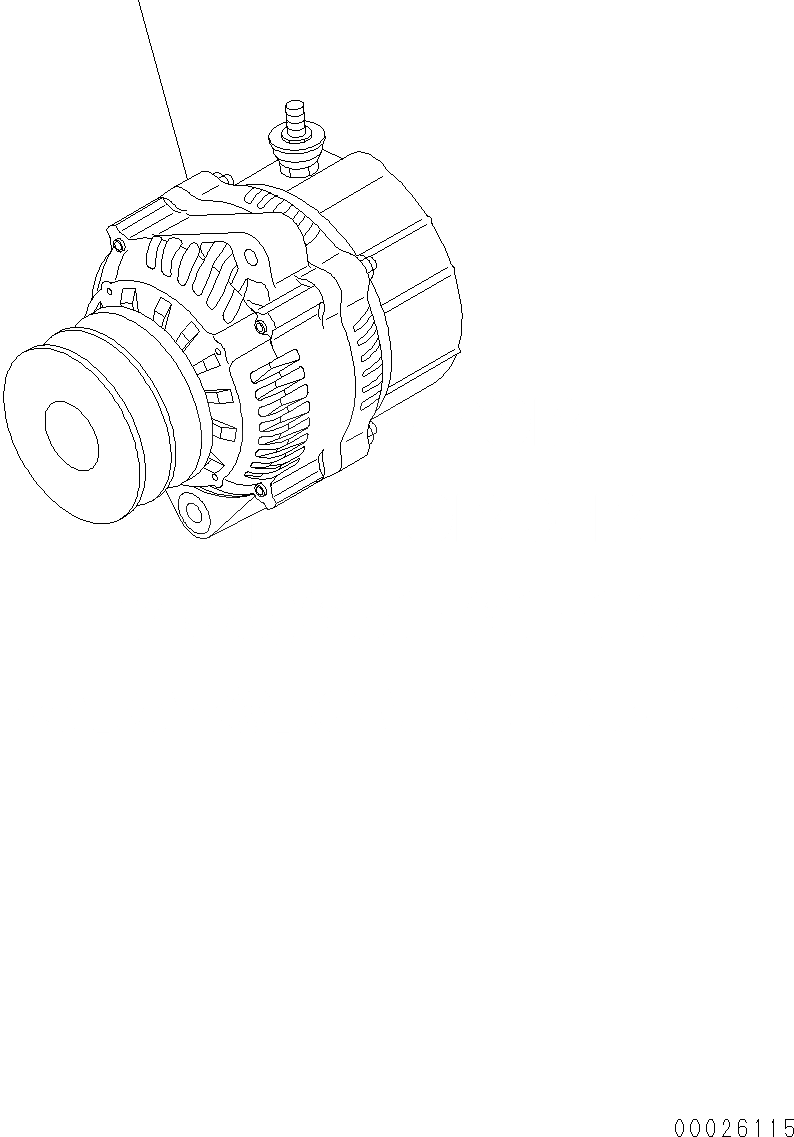 Схема запчастей Komatsu SAA4D95LE-5 - ГЕНЕРАТОР, AMP. F ДВИГАТЕЛЬ ЭЛЕКТРИКА