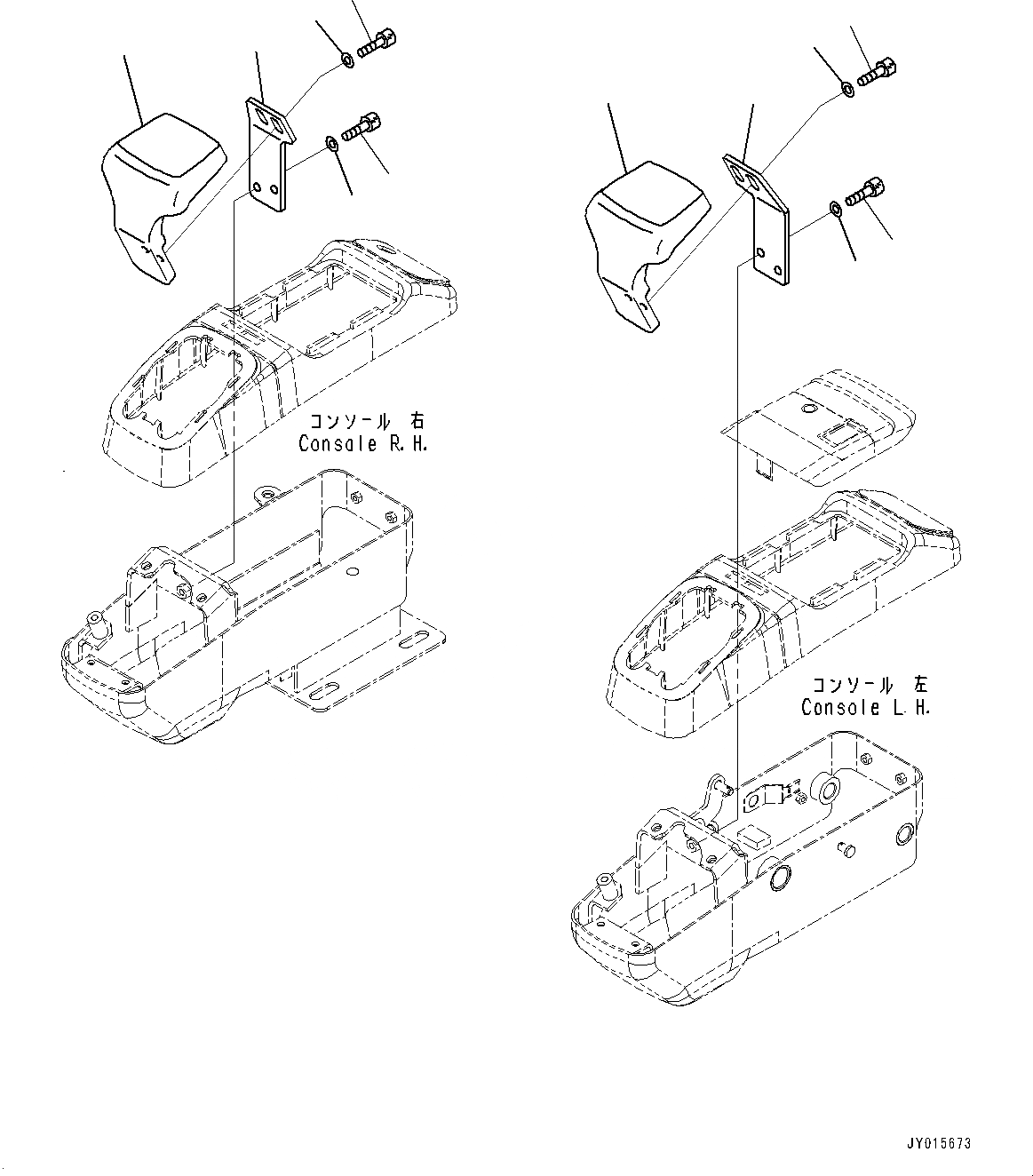 Схема запчастей Komatsu PC45MR-3 - КАБИНА, ПОДЛОКОТНИК (№-) КАБИНА, ОТВ. С ИЗМ. УГЛОМ DOZER, С ПРОПОРЦИОНАЛЬН. РЫЧАГ УПРАВЛ-Я, ЗАДН.VIEW MIRROR, ЛЕВ. И ПРАВ., ПЕЧКА, PROVISION ДЛЯ -ДОПОЛН.