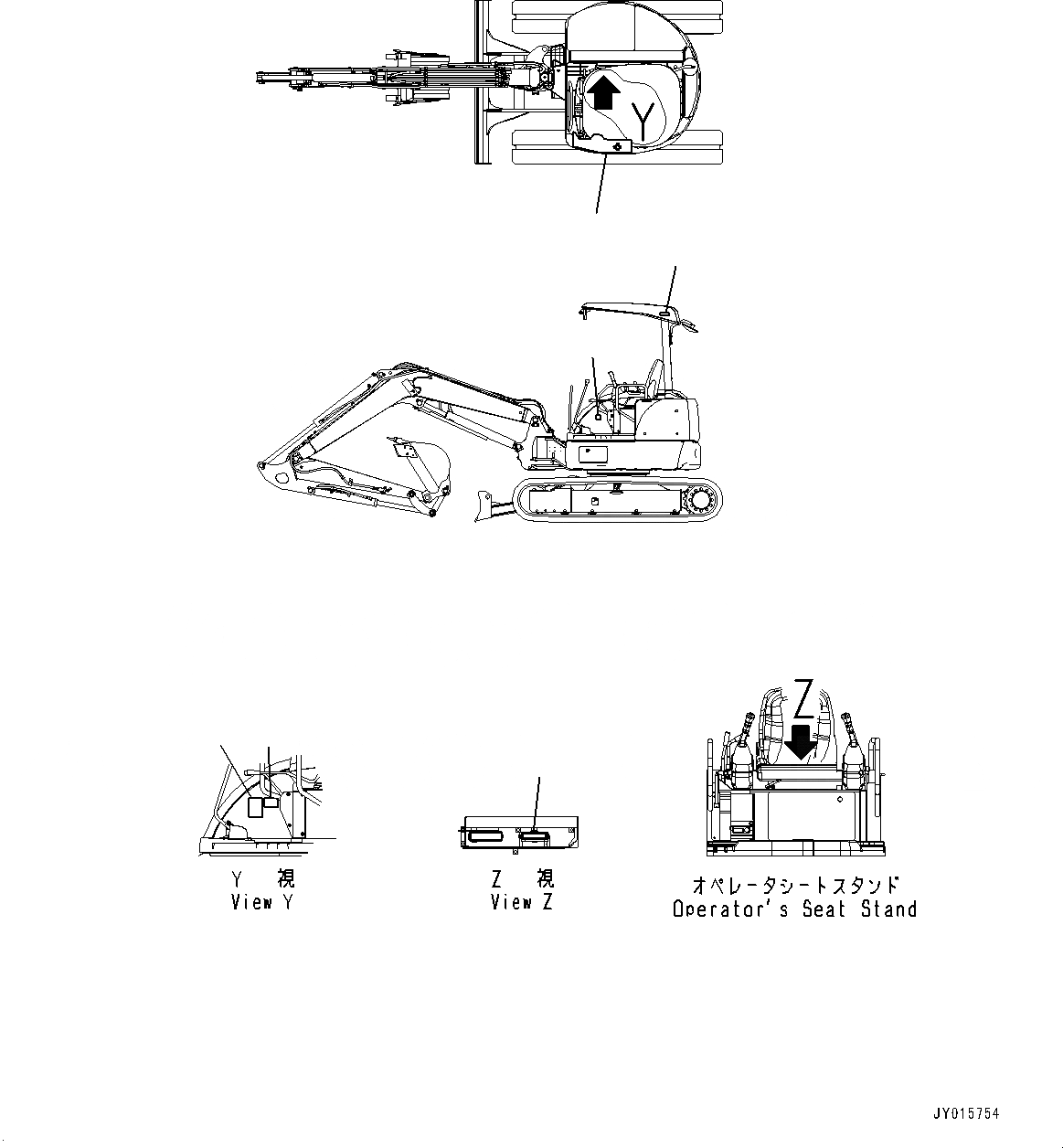 Схема запчастей Komatsu PC45MR-3 - РЫЧАГ SHIFT PATTERN, РЫЧАГ SHIFT PATTERN И ANTI-SLIP ЩИТКИ (№-) РЫЧАГ SHIFT PATTERN, С ПРОПОРЦИОНАЛЬН. РЫЧАГ УПРАВЛ-Я, ДЛЯ АНГЛ., США И PUERTO RICO, ОТВ. С ИЗМ. УГЛОМ DOZER, СИСТЕМА ROPS