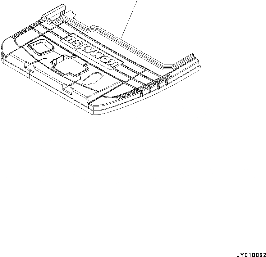 Схема запчастей Komatsu PC18MR-3 - ПОКРЫТИЕ ПОЛА(№-) ПОЛ МАТЕРИАЛ, -АКТУАТОР