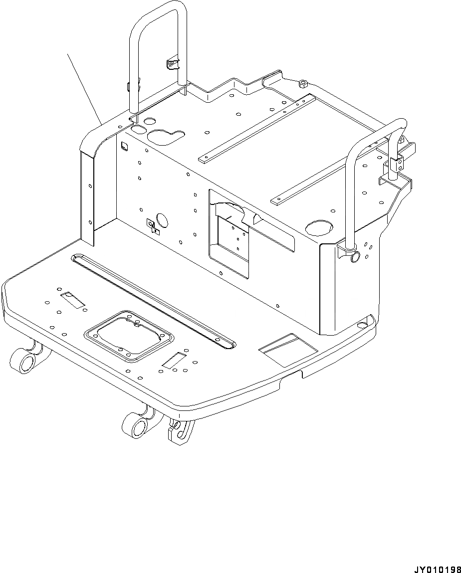 Схема запчастей Komatsu PC18MR-3 - ОСНОВН. КОНСТРУКЦИЯ, РАМА (№-) ОСНОВН. КОНСТРУКЦИЯ, С МАСТЕР КЛЮЧ, ДЛЯ СЕВ. АМЕРИКИ