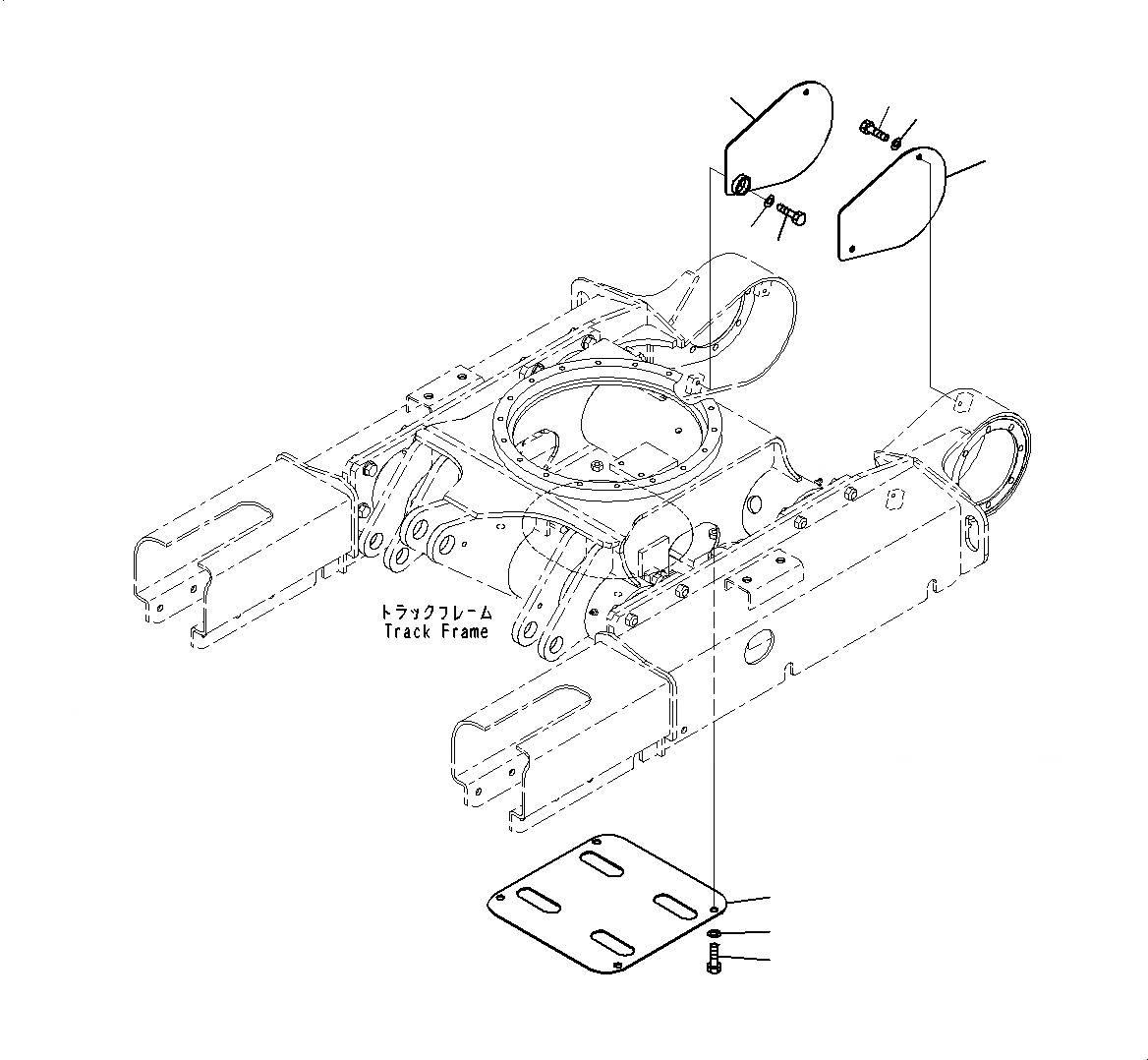 Схема запчастей Komatsu PC18MR-3 - КРЫШКИ (№-) КРЫШКИ, РЕГУЛЯТОР ТИП