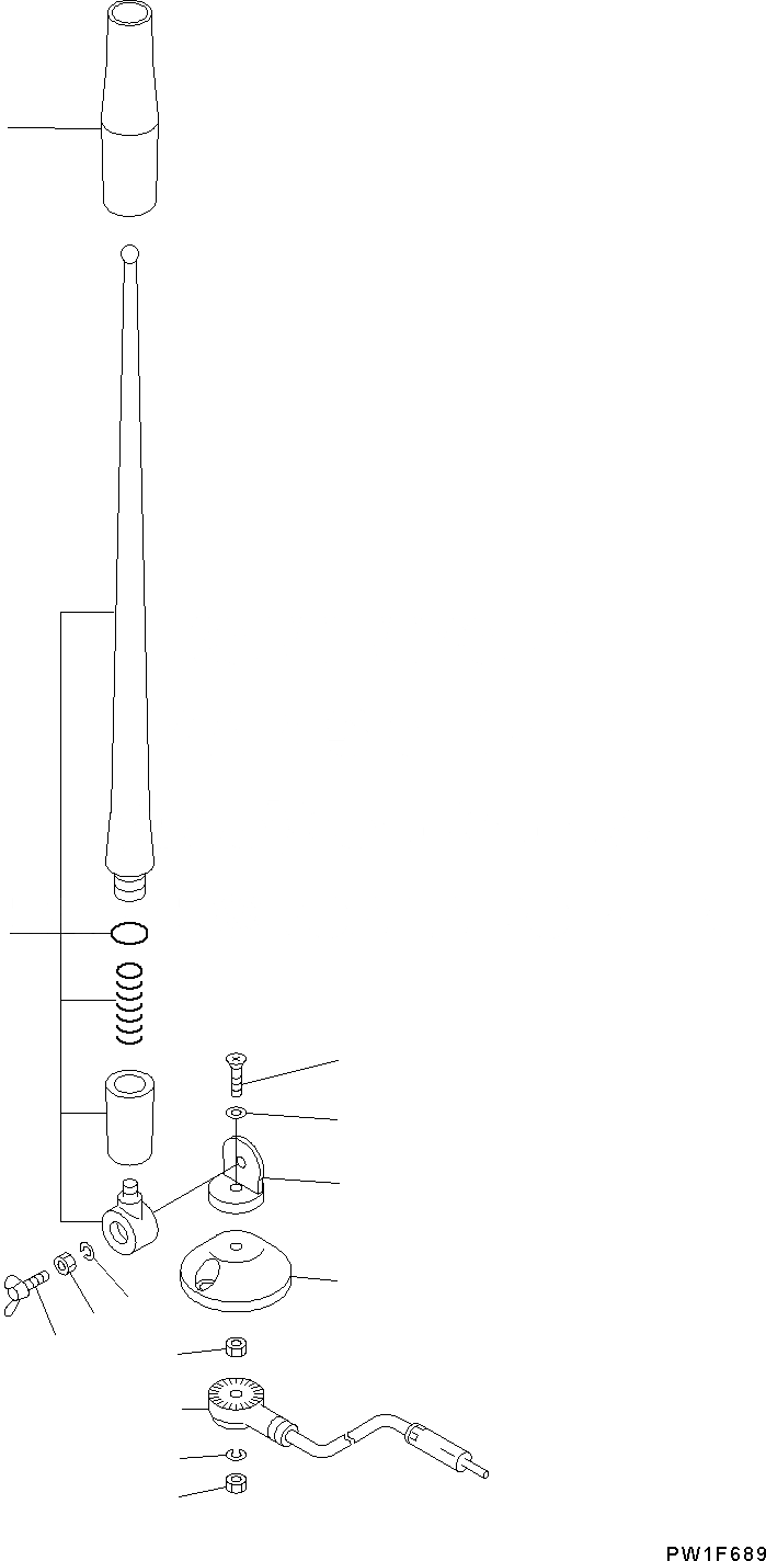 Схема запчастей Komatsu PC130-8 - КАБИНА, -АКТУАТОР, -ЧАСТИ ТИП(№8-) КАБИНА, -АКТУАТОР, -ЧАСТИ ТИП