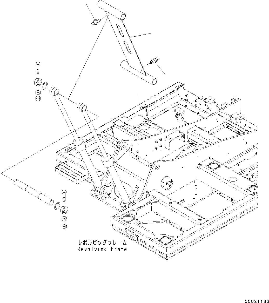 Схема запчастей Komatsu PC130-8 - СТРЕЛА, БЕЗ СТРЕЛЫ(№8-) СТРЕЛА, БЕЗ СТРЕЛЫ