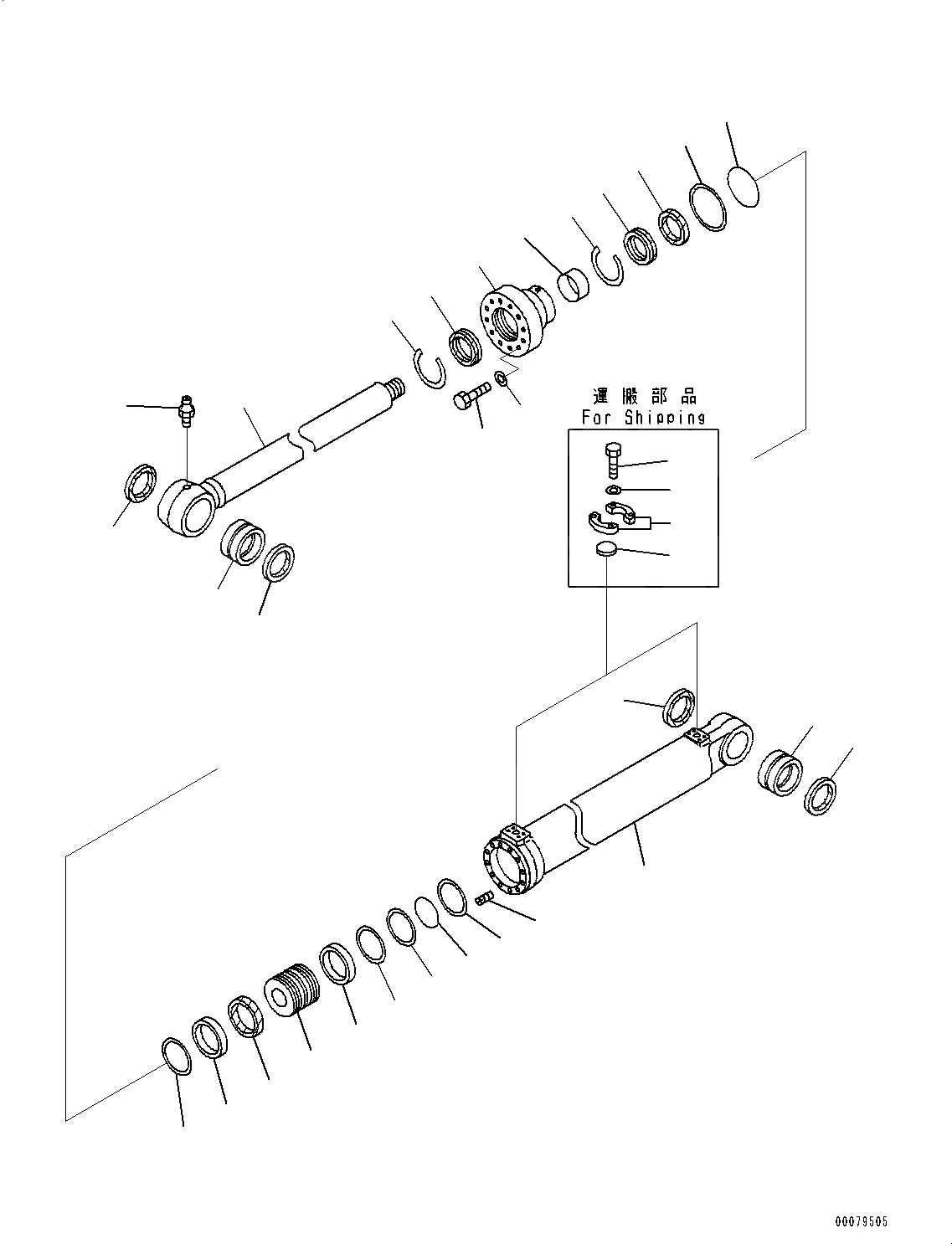 Схема запчастей Komatsu PC130-8 - СТРЕЛА, -ЧАСТИ ТИП(№8-) СТРЕЛА, -ЧАСТИ ТИП