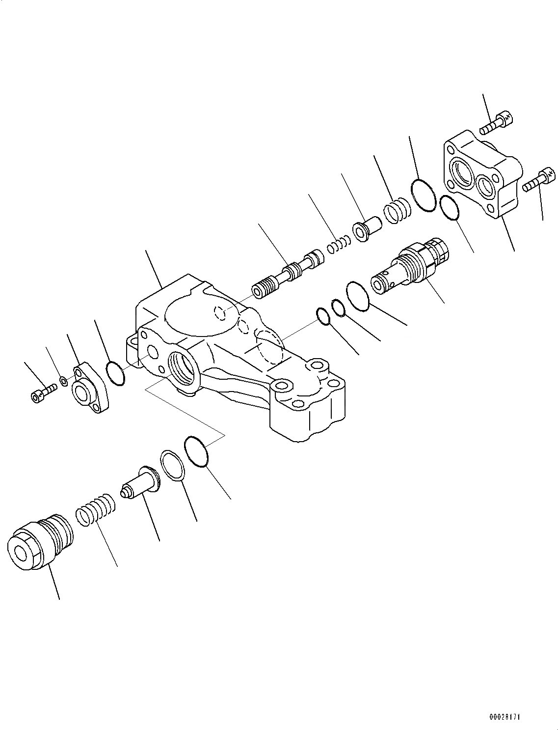 Схема запчастей Komatsu PC130-8 - СТРЕЛА, -ЧАСТИ ТИП(№8-) СТРЕЛА, -ЧАСТИ ТИП