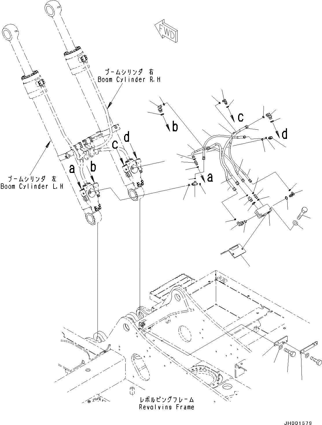 Схема запчастей Komatsu PC130-8 - СТРЕЛА, -ЧАСТИ ТИП(№8-) СТРЕЛА, -ЧАСТИ ТИП