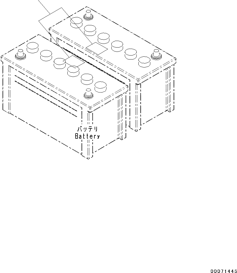 Схема запчастей Komatsu PC130-8 - ПРЕДУПРЕЖДАЮЩ. МАРКИРОВКА, АККУМУЛЯТОР(№8-) ПРЕДУПРЕЖДАЮЩ. МАРКИРОВКА, АККУМУЛЯТОР