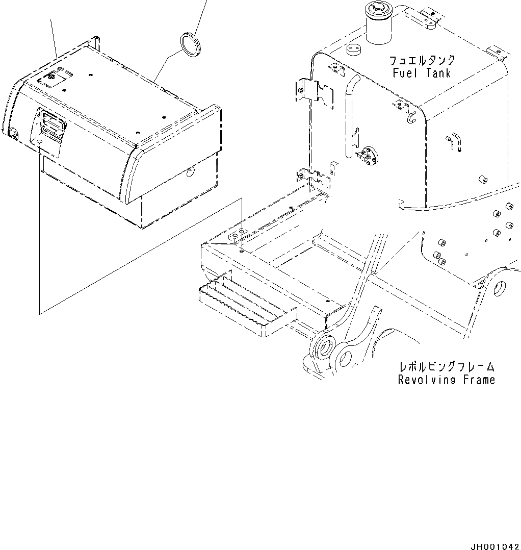 Схема запчастей Komatsu PC130-8 - НАСОС АВТОМАТИЧ. ЗАПРАВКИ ТОПЛИВА, НАСОС LESS(№8-) НАСОС АВТОМАТИЧ. ЗАПРАВКИ ТОПЛИВА, НАСОС LESS