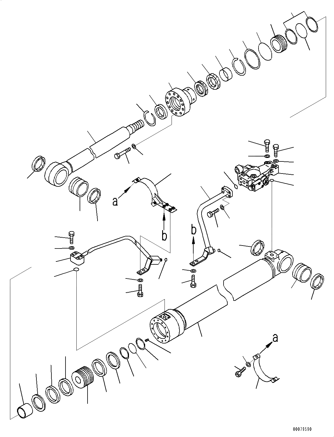 Схема запчастей Komatsu PC130-8 - СТРЕЛА, -ЧАСТИ ТИП T РАБОЧЕЕ ОБОРУДОВАНИЕ