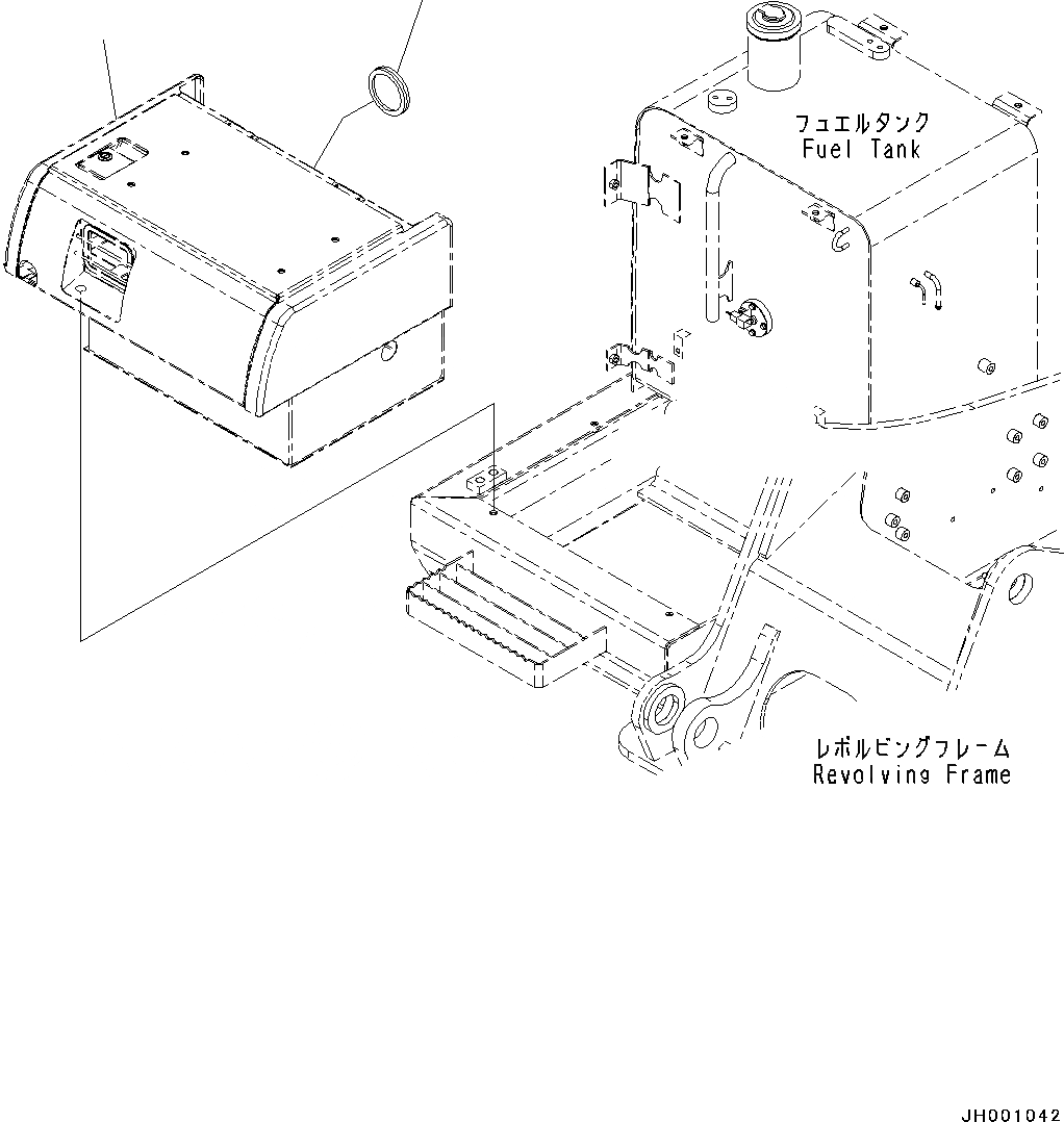 Схема запчастей Komatsu PC130-8 - НАСОС АВТОМАТИЧ. ЗАПРАВКИ ТОПЛИВА, НАСОС LESS W ДРУГОЕ ОБОРУД-Е