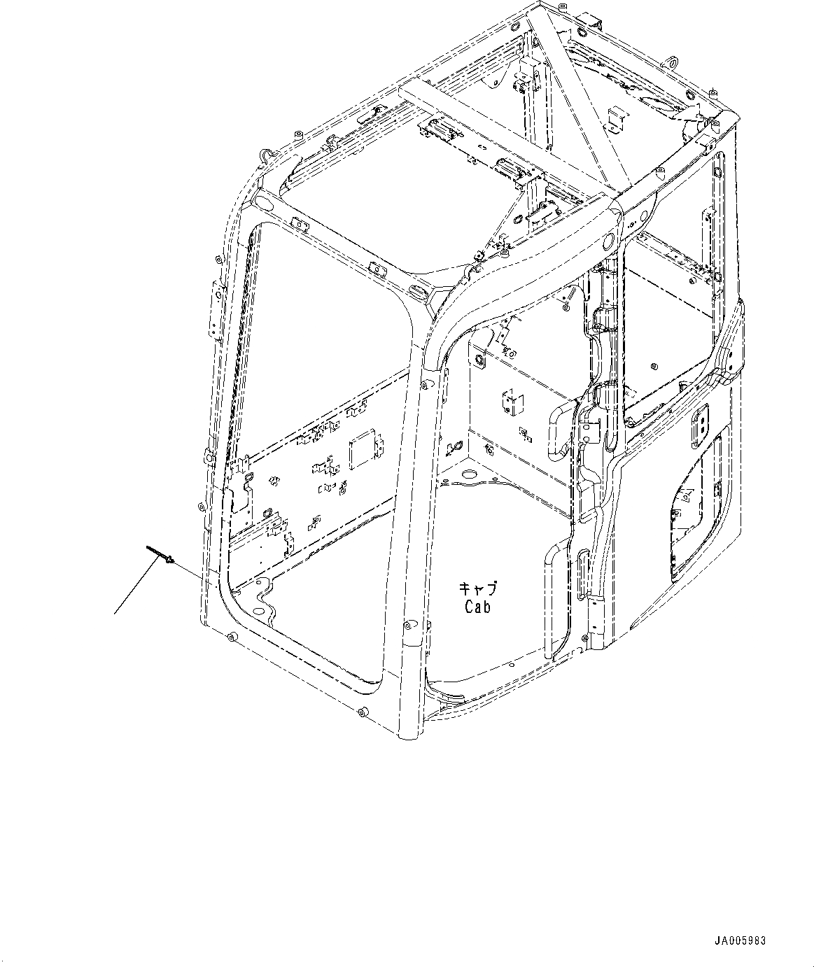 Схема запчастей Komatsu PC88MR-8 - RIVET (№-) RIVET