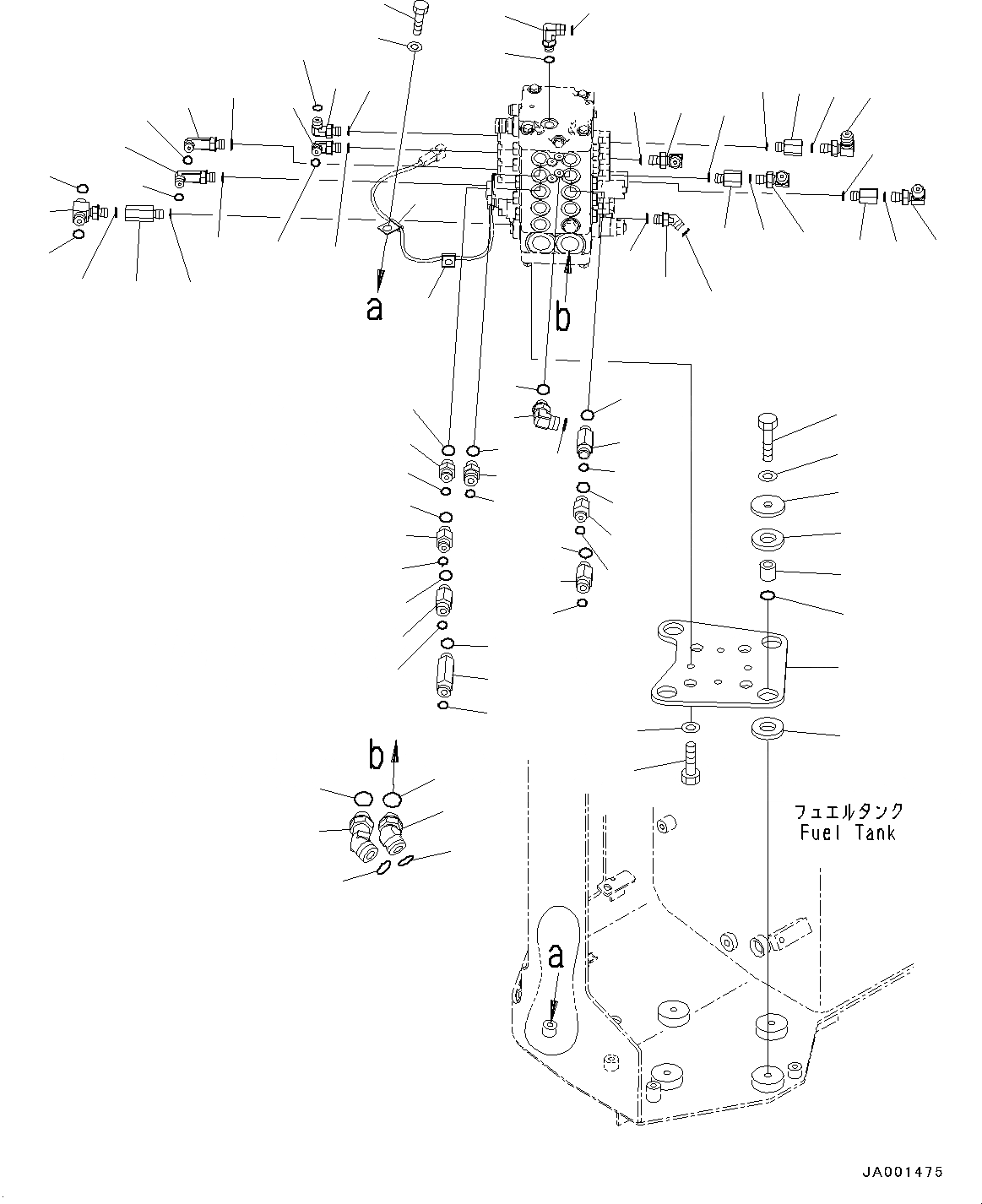 Схема запчастей Komatsu D31EX-22 - УПРАВЛЯЮЩ. КЛАПАН, КРЕПЛЕНИЕ (№-) УПРАВЛЯЮЩ. КЛАПАН, ДЛЯ MACHINE С ЗАДН. АКТУАТОР