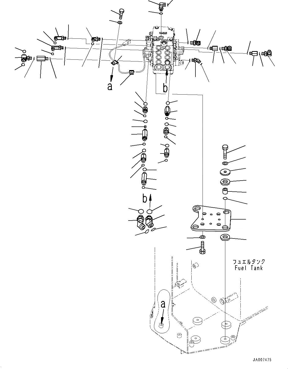 Схема запчастей Komatsu D31PX-22 - УПРАВЛЯЮЩ. КЛАПАН, КРЕПЛЕНИЕ (№-) УПРАВЛЯЮЩ. КЛАПАН, TОБОД КОЛЕСАMING DOZER СПЕЦ-ЯIFICATION