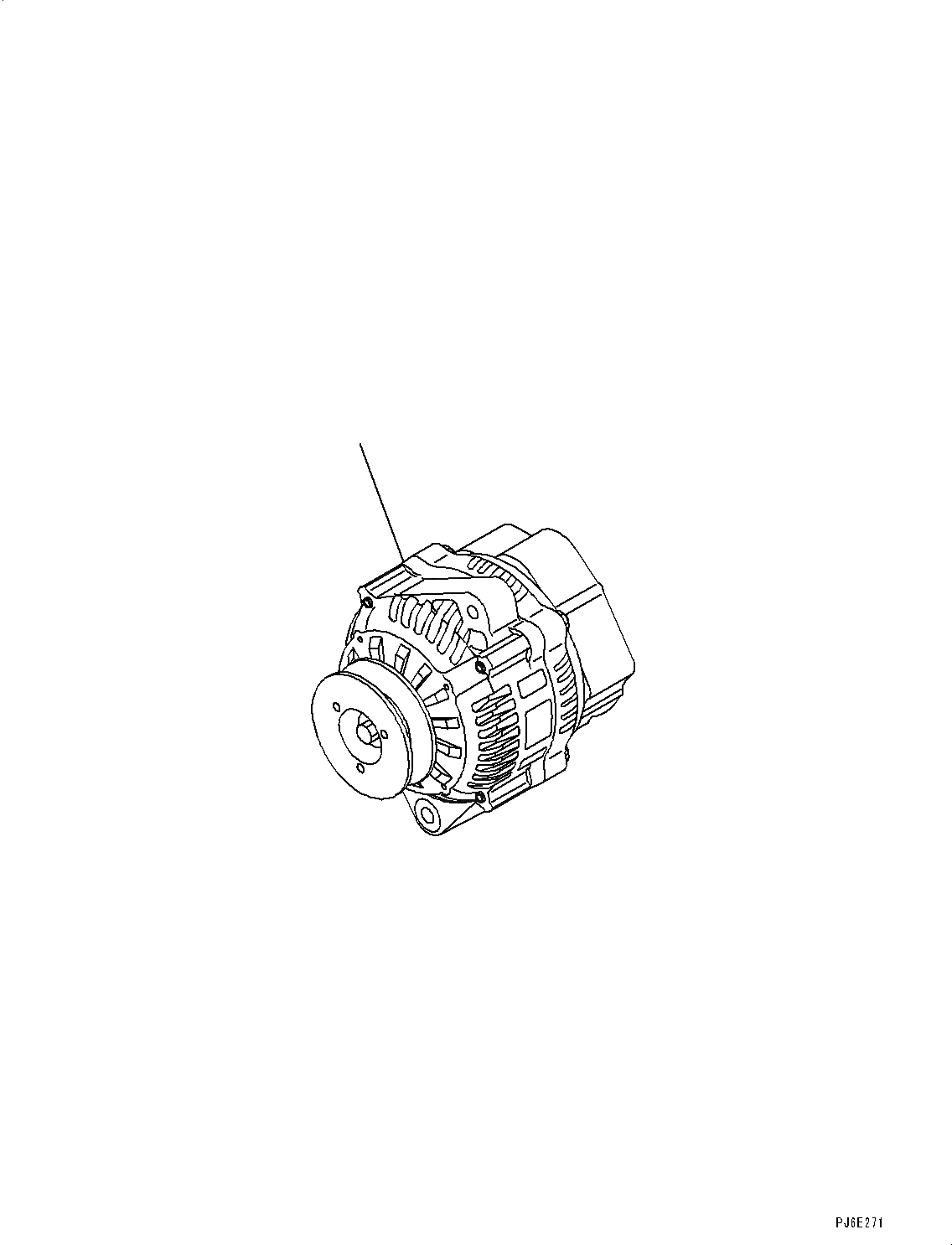 Схема запчастей Komatsu SAA4D95LE-5AA - ГЕНЕРАТОР (№7-) ГЕНЕРАТОР, AMP.