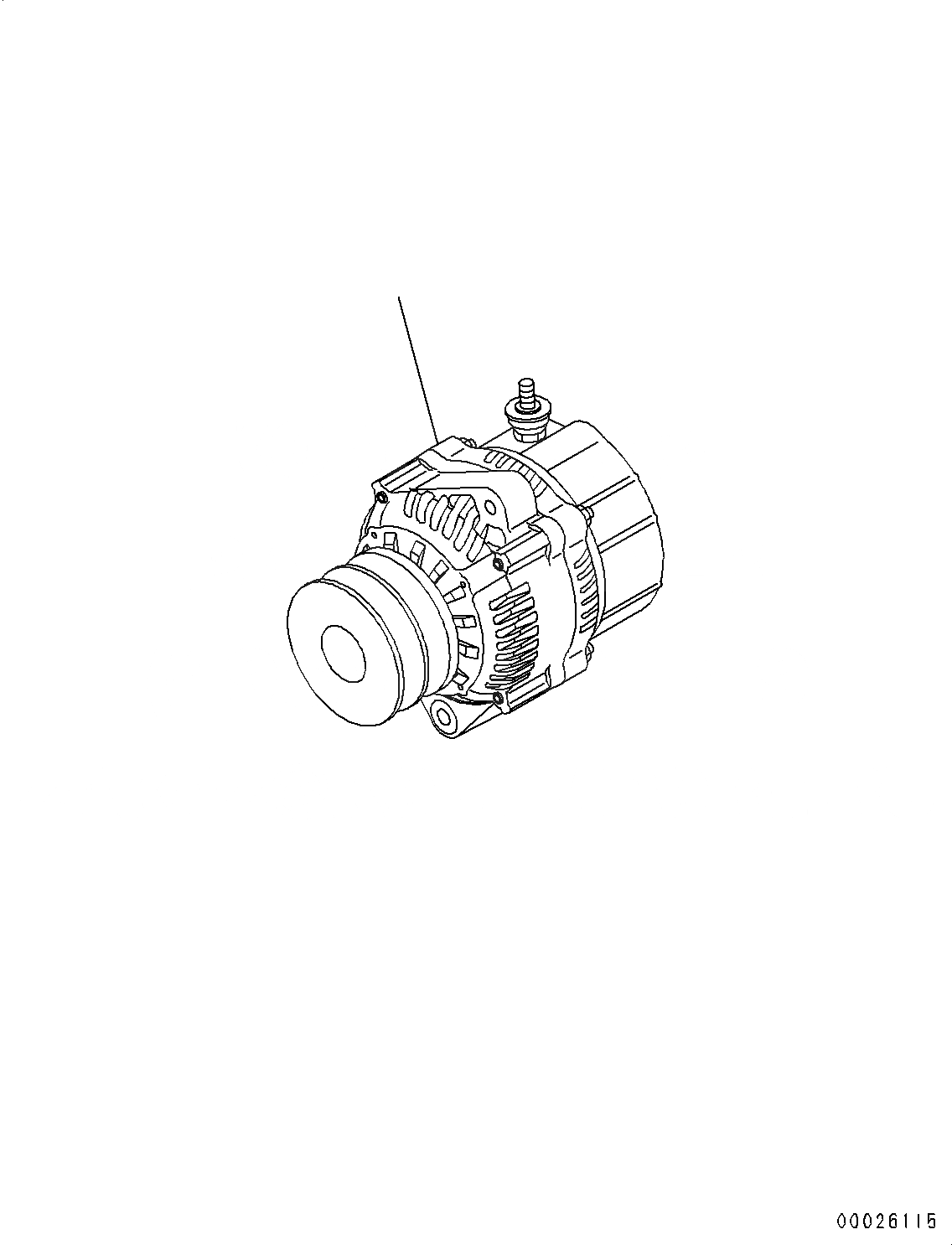 Схема запчастей Komatsu SAA4D95LE-5AA - ГЕНЕРАТОР (№7-) ГЕНЕРАТОР, AMP.