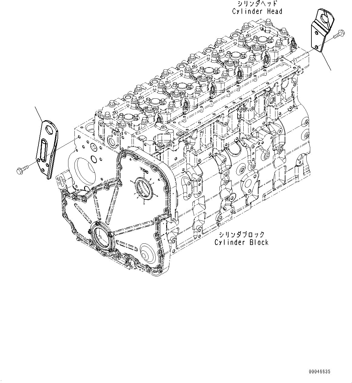 Схема запчастей Komatsu SAA6D114E-3D - ПОДЪЕМ ARRANGEMENT (№877-) ПОДЪЕМ ARRANGEMENT