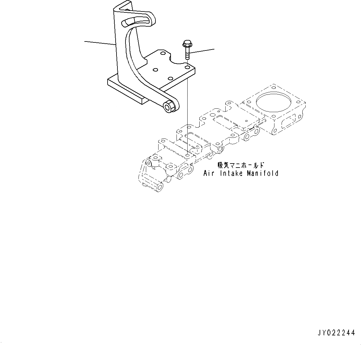 Схема запчастей Komatsu SAA4D95LE-5E - КОМПРЕССОР КОРПУС (№7-) КОМПРЕССОР КОРПУС