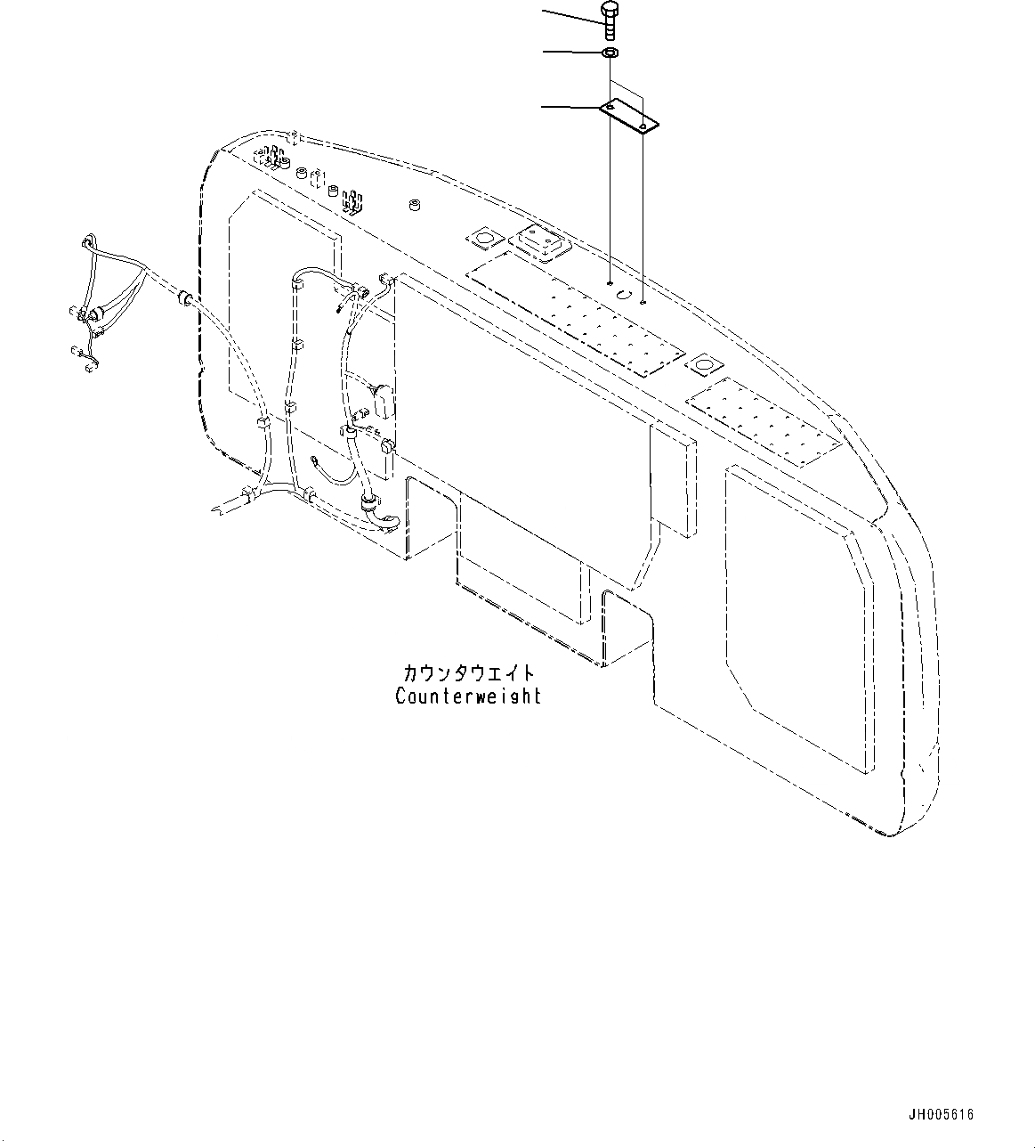 Схема запчастей Komatsu PC400LC-8 - ЗАДН.VIEW CAMERA (№79-) ЗАДН.VIEW CAMERA, БЕЗ ЗАДН.VIEW CAMERA