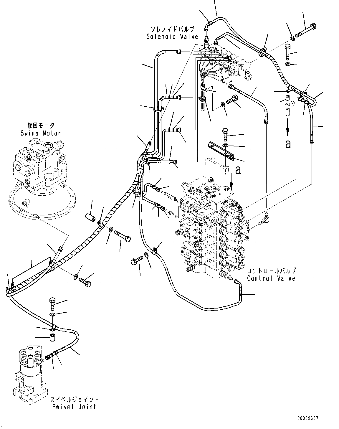 Схема запчастей Komatsu PC400-8 - СОЛЕНОИДНЫЙ КЛАПАН ТРУБЫ, КОРПУС (№7-) СОЛЕНОИДНЫЙ КЛАПАН ТРУБЫ, ДЛЯ CHINA