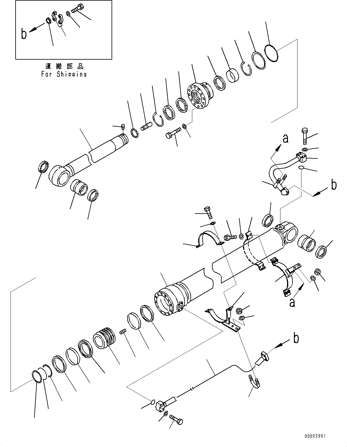 Схема запчастей Komatsu PC400-8 - ЦИЛИНДР РУКОЯТИ(№7-) ЦИЛИНДР РУКОЯТИ, ДЛЯ ПОГРУЗ.