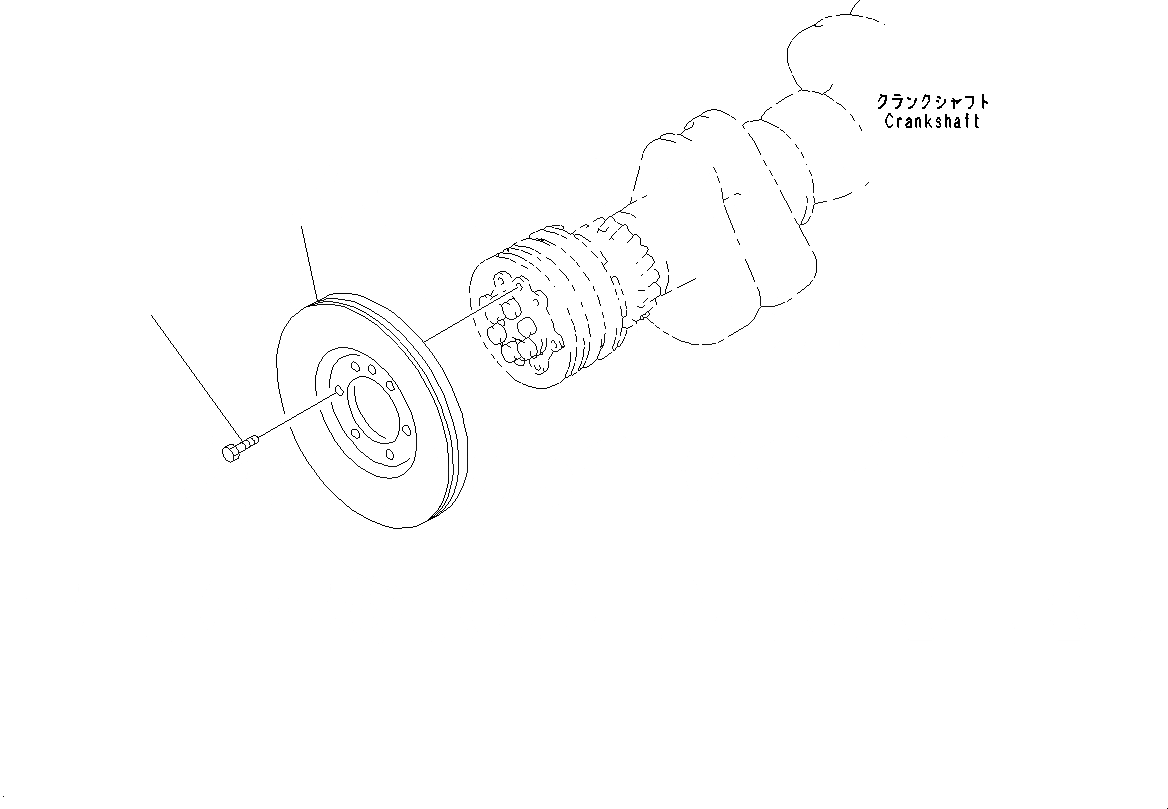 Схема запчастей Komatsu SAA6D125E-5F - ДЕМПФЕР (№-) ДЕМПФЕР