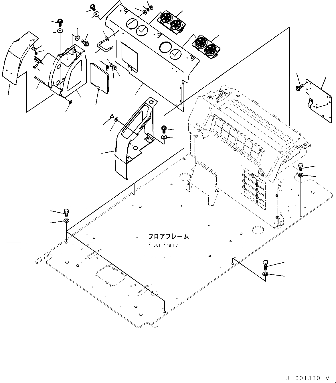 Схема запчастей Komatsu PC450-8 - КАБИНА, КАБИНА IN ЧАСТИ, ЗАДН. КРЫШКА (№7-) КАБИНА, КАБИНА ROPS, ЗАЩИТА ОТ ВАНДАЛИЗМА, С -ДОПОЛН. АКТУАТОР ТРУБЫ, АККУМУЛЯТОР, МАСТЕР КЛЮЧ, KOMTRAX