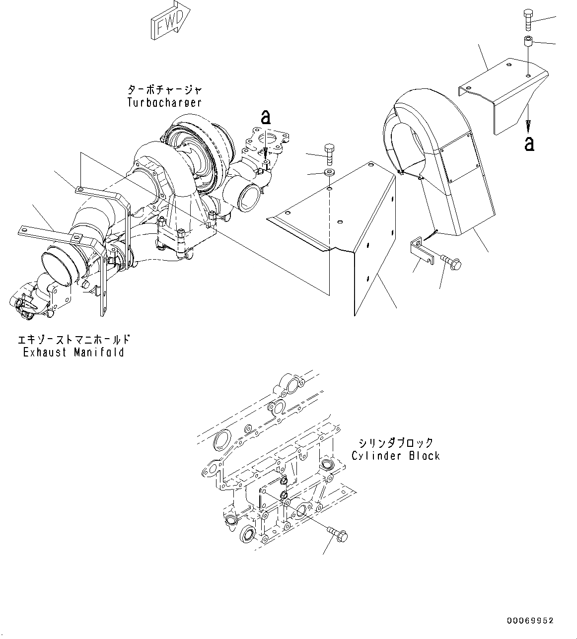 Схема запчастей Komatsu SAA6D125E-5-FR - ТЕРМОЗАЩИТА (№-) ТЕРМОЗАЩИТА