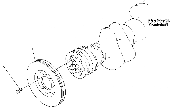 Схема запчастей Komatsu SAA6D125E-5-FR - ДЕМПФЕР (№-) ДЕМПФЕР