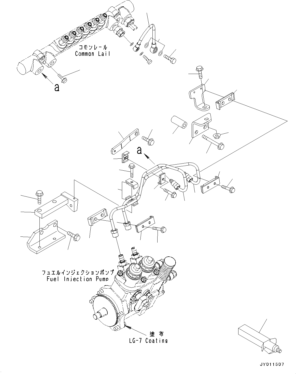 Схема запчастей Komatsu SAA6D125E-5-FR - ТОПЛИВН. НАСОС, (/) (№-) ТОПЛИВН. НАСОС