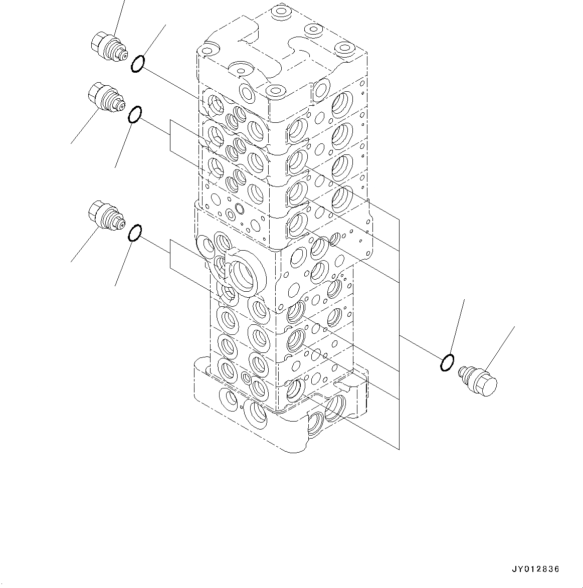 Схема запчастей Komatsu PC78US-8 - УПРАВЛЯЮЩ. КЛАПАН, ВНУТР. ЧАСТИ (/) (№-) УПРАВЛЯЮЩ. КЛАПАН, ДЛЯ MACHINE С -СЕРВИСНЫЙ КЛАПАН, ДЛЯ MACHINE С MULTI ОТВАЛ