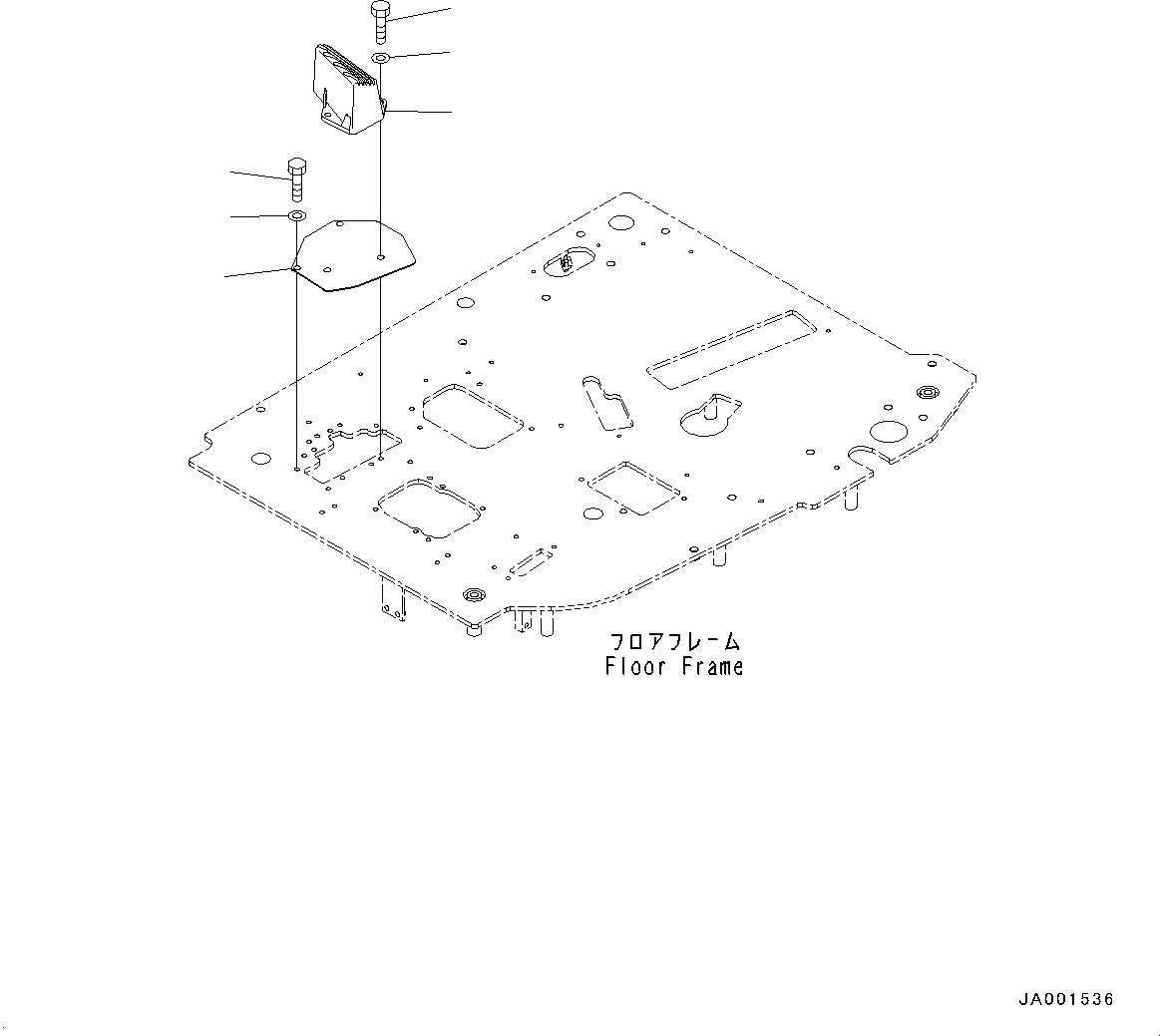 Схема запчастей Komatsu PC78US-8 - ОСНОВН. КОНСТРУКЦИЯ, ПОЛ, FOOTREST, ПРАВ. (№-) ОСНОВН. КОНСТРУКЦИЯ, ДЛЯ MACHINE С DOZER ОТВАЛ, С ВОЗД. ПОДВЕСКОЙ СИДЕНЬЕ ОПЕРАТОРА, С МАСТЕР КЛЮЧ, ДЛЯ СТРАН ЕС, С СИГНАЛИЗ. ПЕРЕГРУЗКИ