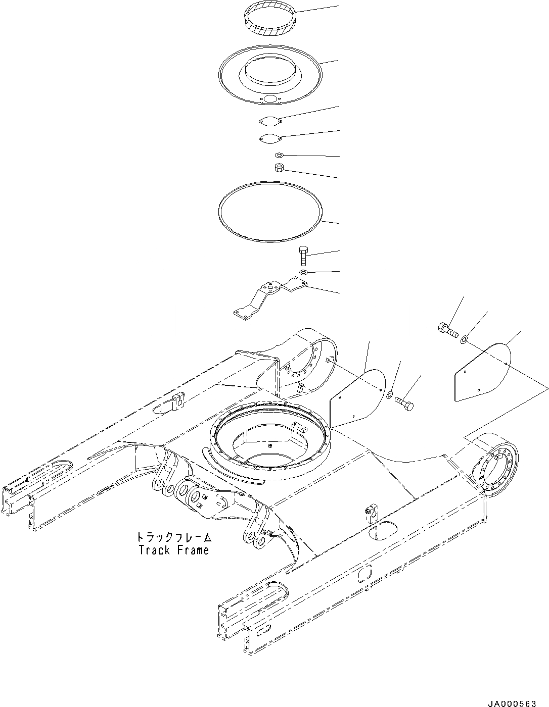 Схема запчастей Komatsu PC78US-8 - КРЫШКИ (№-) КРЫШКИ