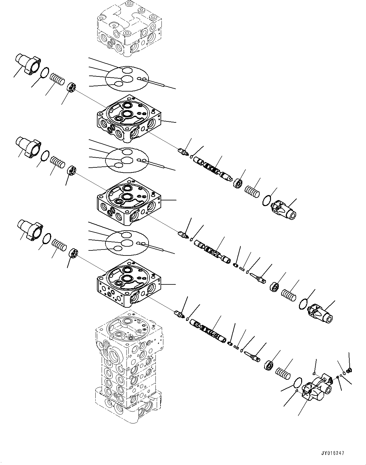 Схема запчастей Komatsu PC130-7K - УПРАВЛЯЮЩ. КЛАПАН, ВНУТР. ЧАСТИ (/) (№-) КОМПОНЕНТЫ ДВИГАТЕЛЯ