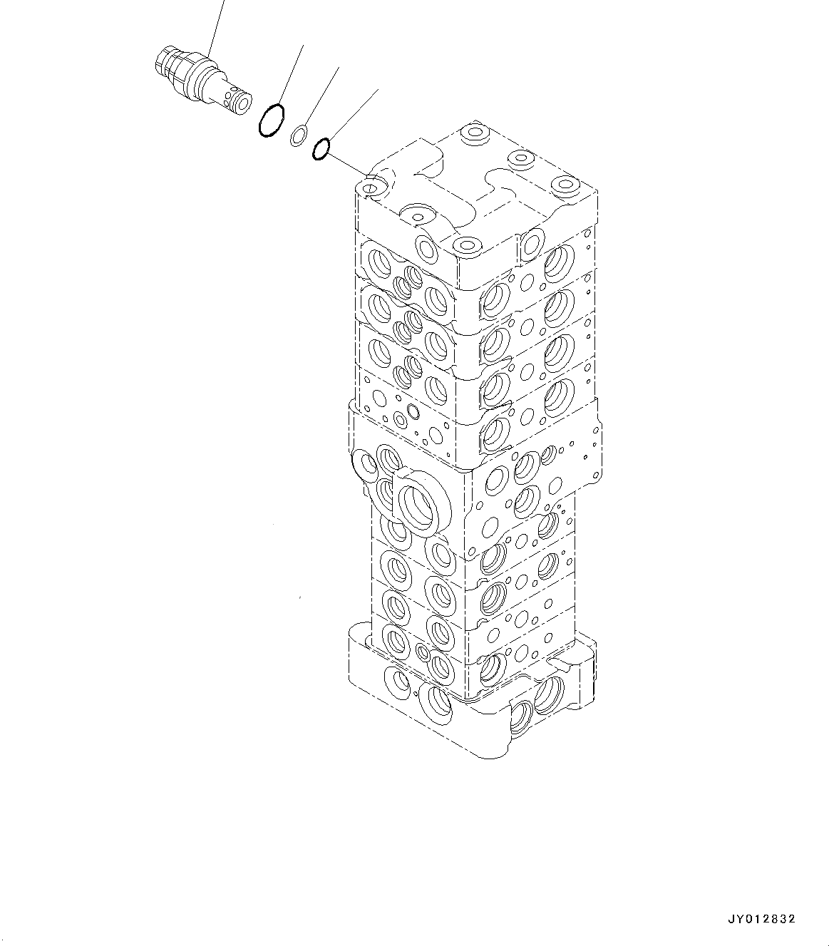 Схема запчастей Komatsu PC130-7K - УПРАВЛЯЮЩ. КЛАПАН, ВНУТР. ЧАСТИ (/) (№-) КОМПОНЕНТЫ ДВИГАТЕЛЯ