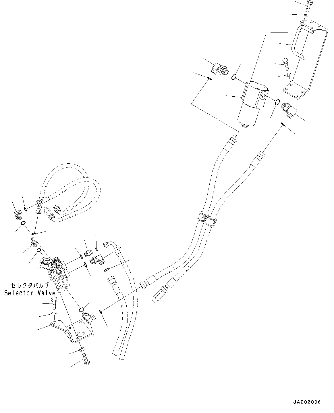 Схема запчастей Komatsu PC78US-8 - ДОПОЛН. АКТУАТОР ТРУБЫ, SHIFT PATTERN КЛАПАН СЕЛЕКТОРА (/) (№-) ДОПОЛН. АКТУАТОР ТРУБЫ, С -ДОПОЛН. АКТУАТОР ТРУБЫ