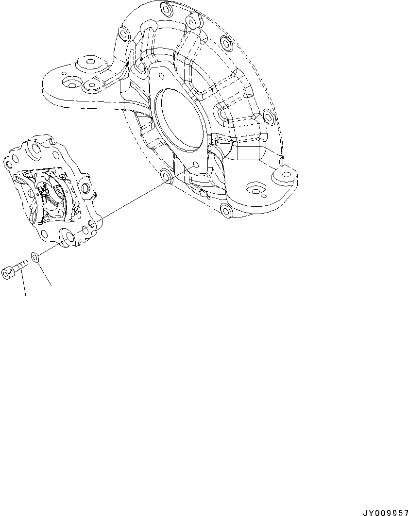 Схема запчастей Komatsu WA50-6 - HYDROSTATIC ТРАНСМИССИЯ (HST) НАСОС И МОТОР, НАСОС КРЕПЛЕНИЕ (№-) HYDROSTATIC ТРАНСМИССИЯ (HST) НАСОС И МОТОР