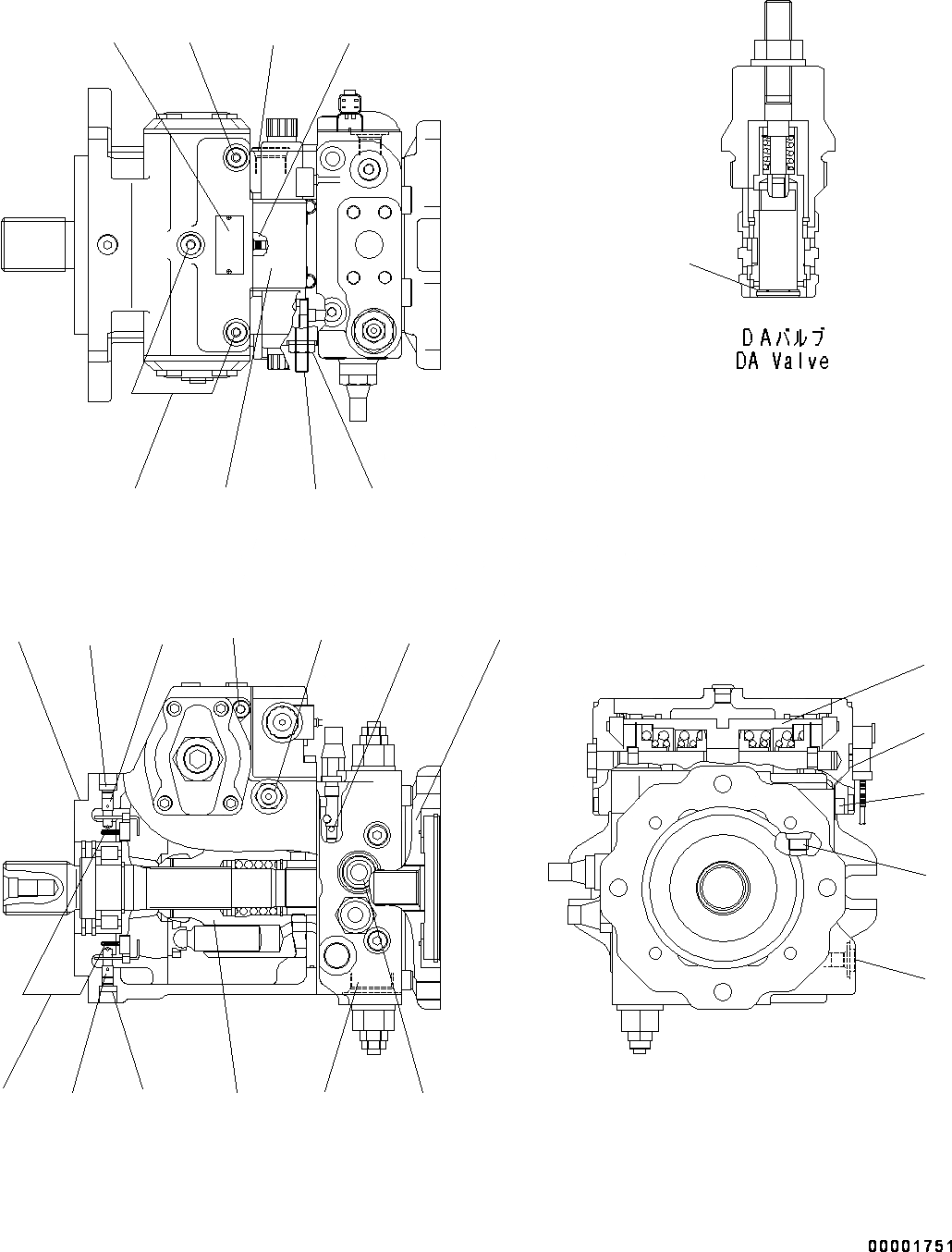 Схема запчастей Komatsu WA200-6 - HYDROSTATIC ТРАНСМИССИЯ (HST) НАСОС И МОТОР, ВНУТР. ЧАСТИ, НАСОС (/) (№7-78) HYDROSTATIC ТРАНСМИССИЯ (HST) НАСОС И МОТОР