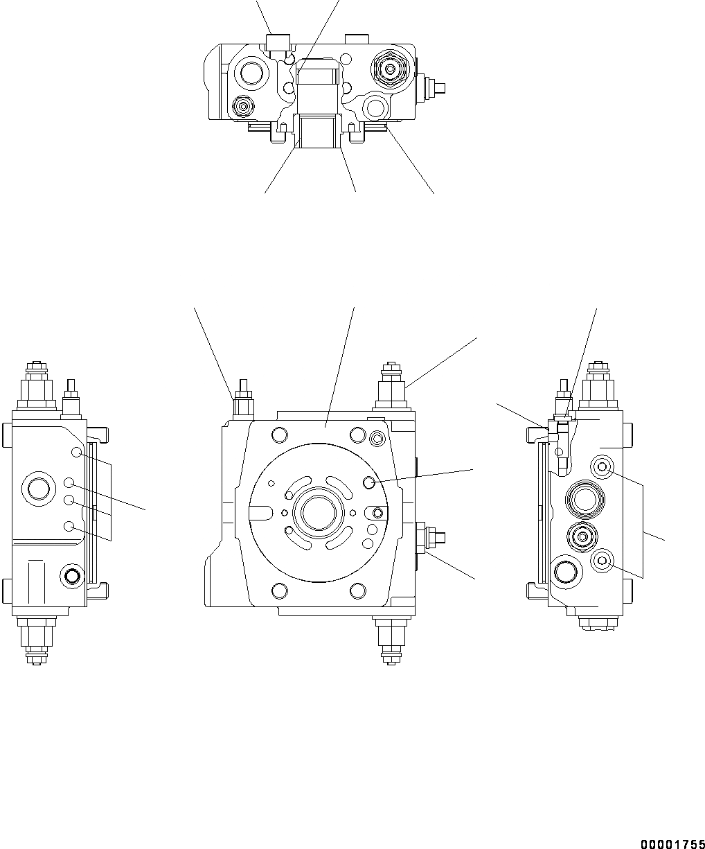 Схема запчастей Komatsu WA200-6 - HYDROSTATIC ТРАНСМИССИЯ (HST) НАСОС И МОТОР, ВНУТР. ЧАСТИ, НАСОС (/) (№7-) HYDROSTATIC ТРАНСМИССИЯ (HST) НАСОС И МОТОР