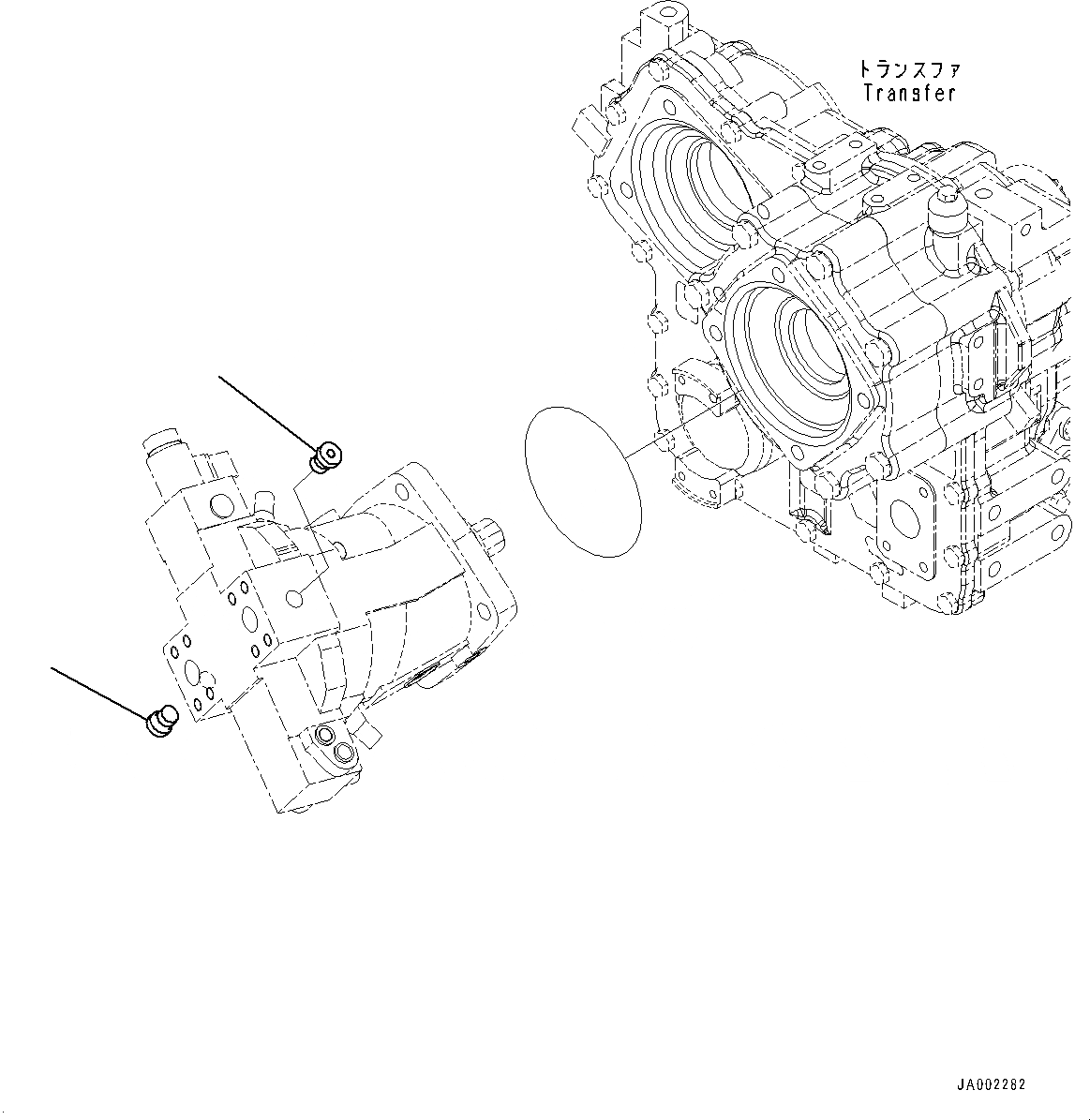 Схема запчастей Komatsu WA200-6 - HYDROSTATIC ТРАНСМИССИЯ (HST) НАСОС И МОТОР, ВНУТР. ЧАСТИ, МОТОР (7/7) (№7-) HYDROSTATIC ТРАНСМИССИЯ (HST) НАСОС И МОТОР